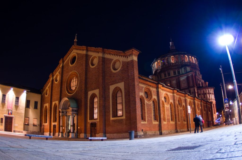 Predĺžený víkend v Miláne, top 10 - Church of holy maly of Grace. obraz poslednej večere, Da Vinci