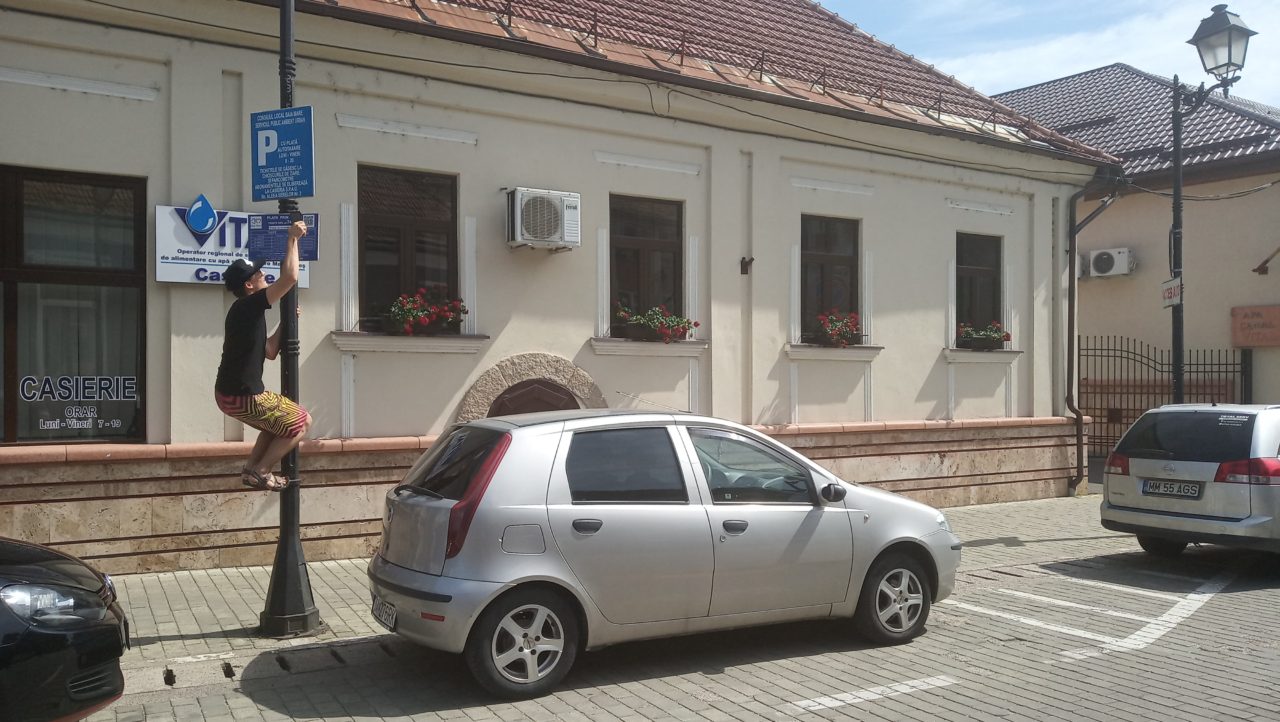 Parkovanie v Rumunsku a komická situácia