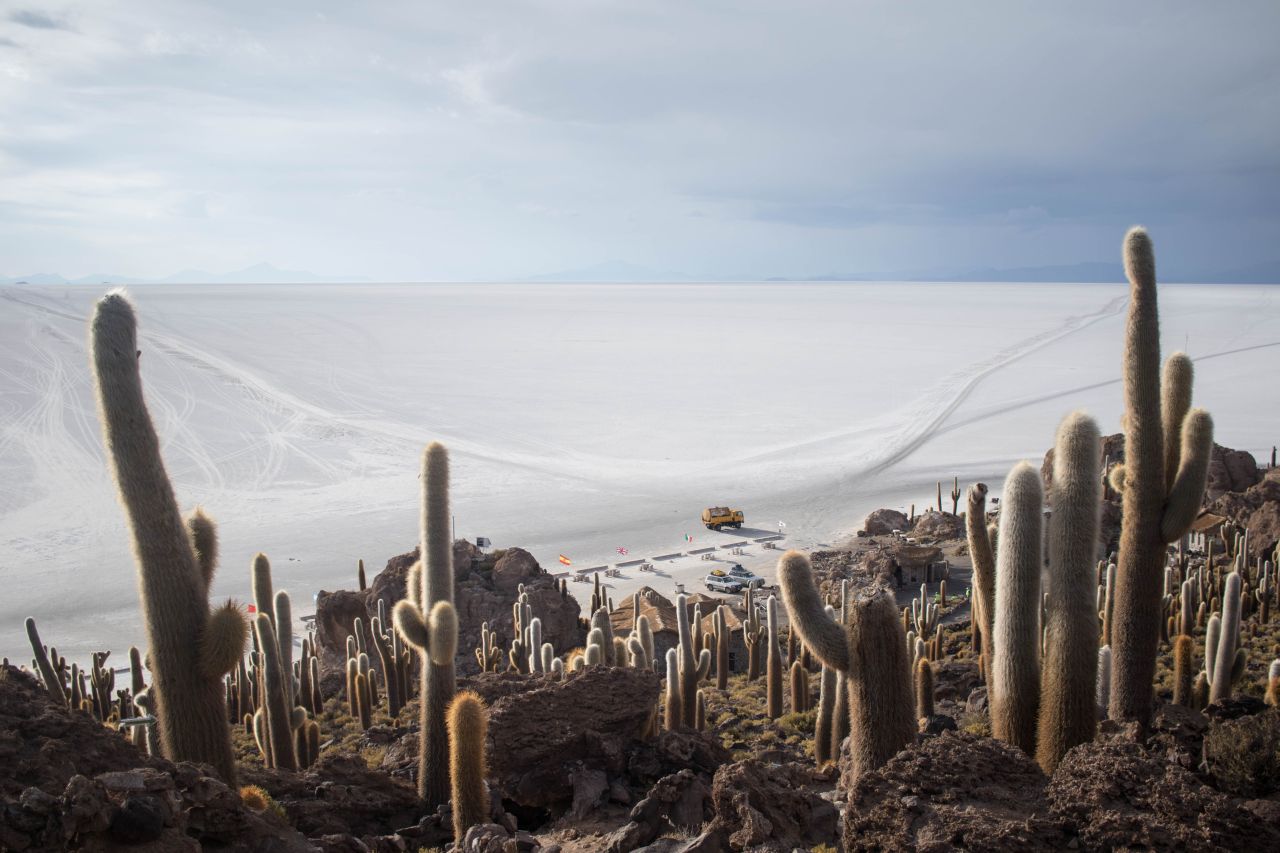 Bolivijska soľnú púšť Salar de Uyuni