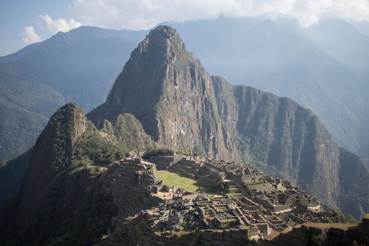 Stratené mesto Inkov Machu Picchu v Andách