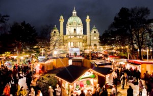 Vianočné trhy vo Viedni - Adventmarkt Karlsplatz