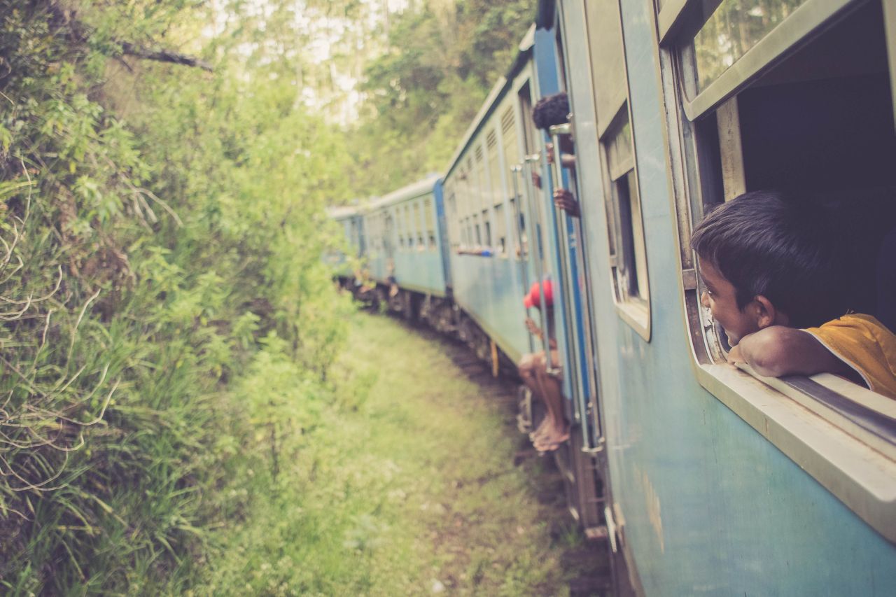 Cesta vlakom na Srí Lanke