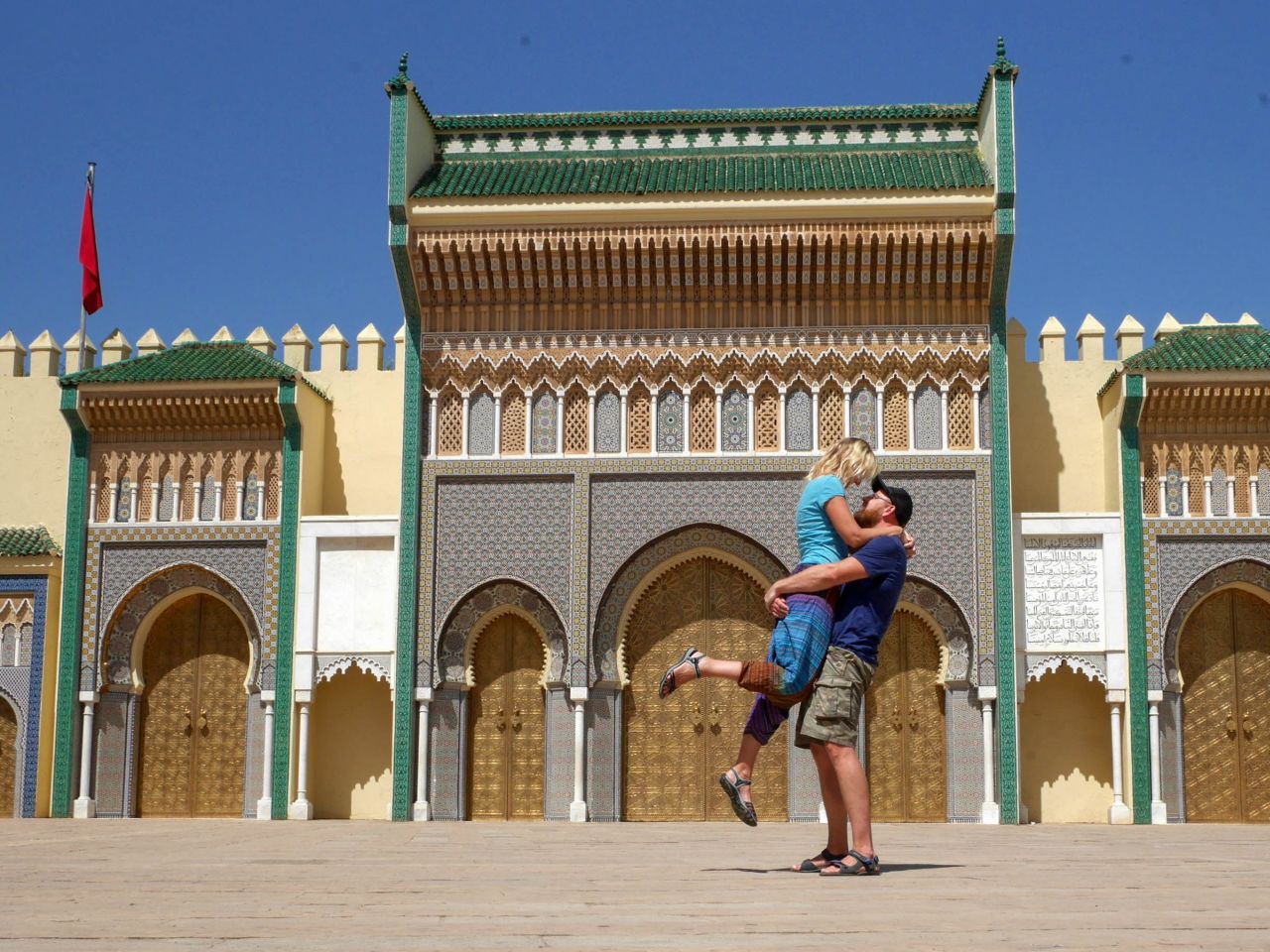 Cesta okolo sveta - Maroko Fez Royal Palace
