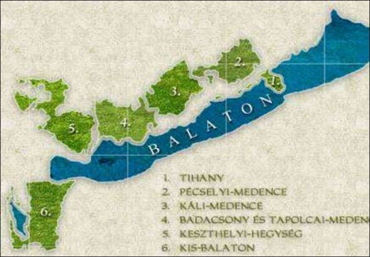 Národný park Balaton Uplands pozostáva zo šiestich chránených oblastí