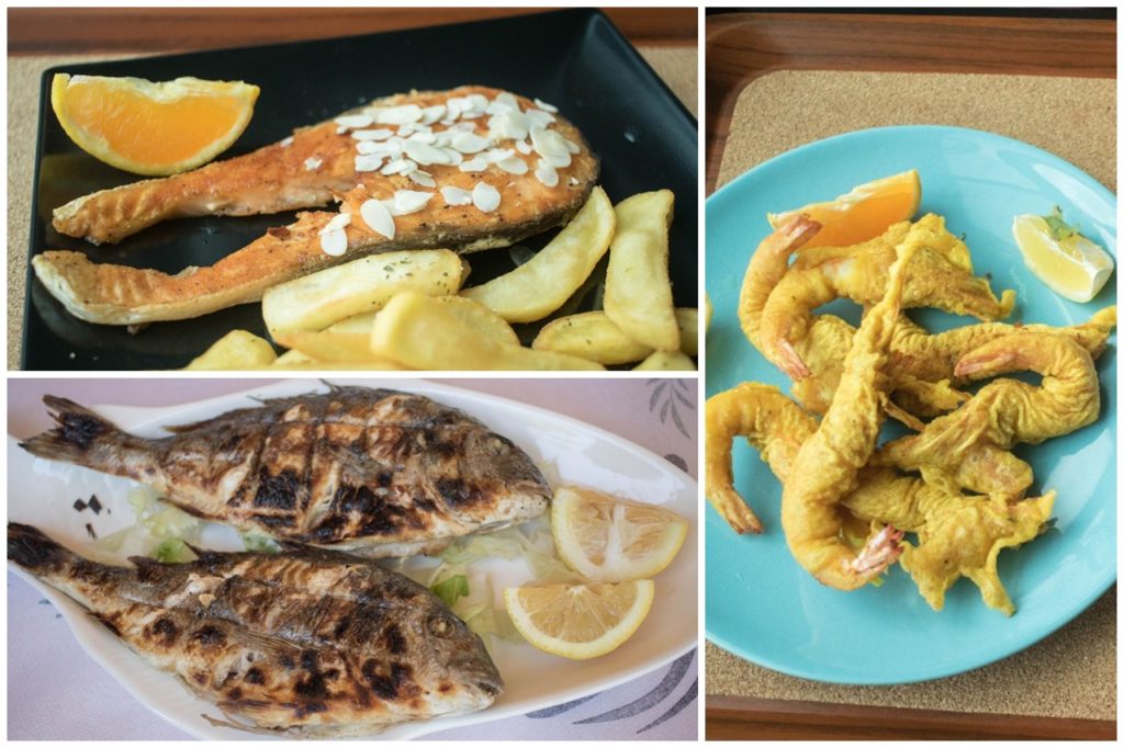 Albánske jedlá, kuchyňa a gastronómia - losos, krevety, grilované ryby