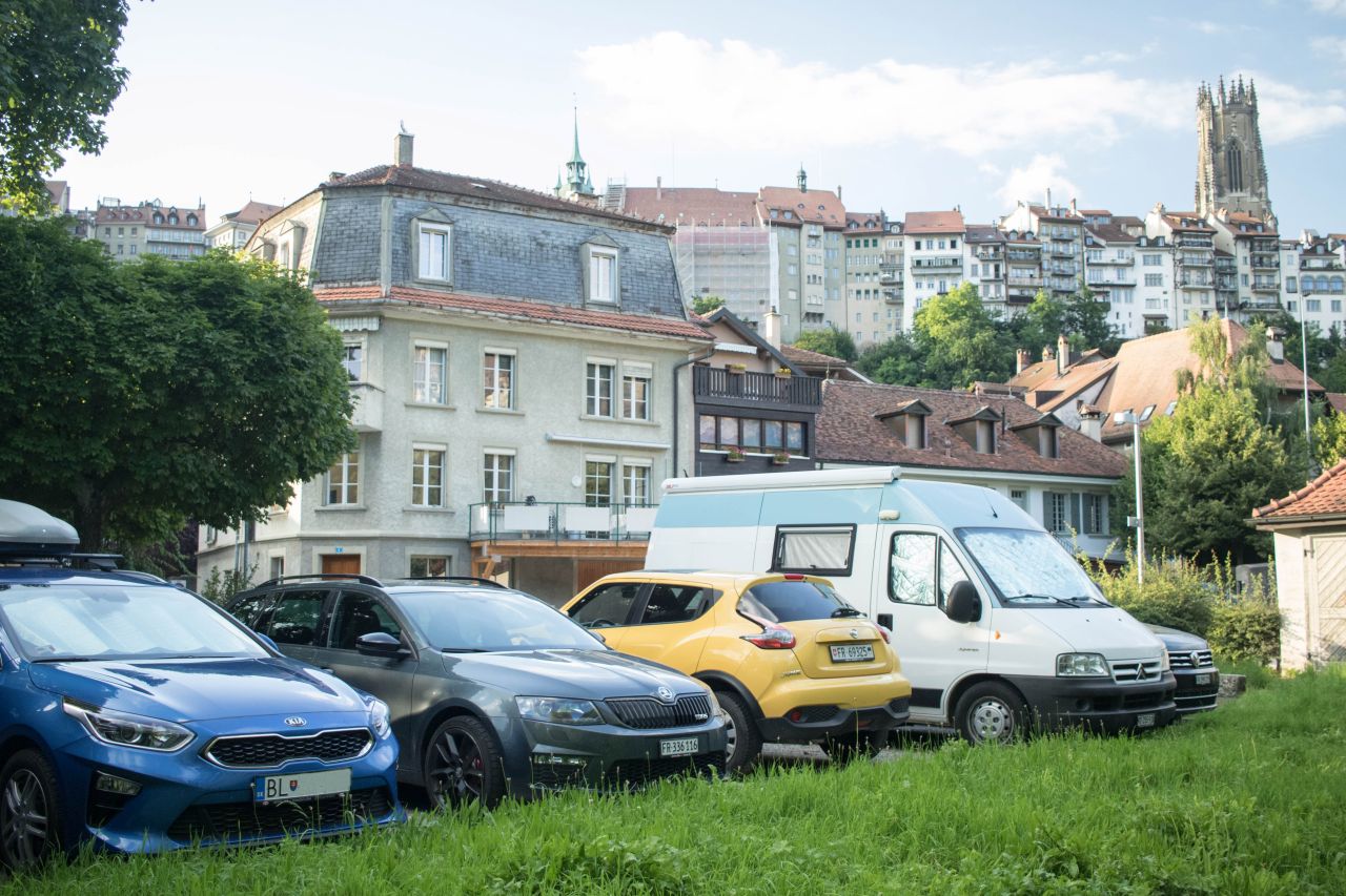 Švajčiarsko, parkovanie v mestských zónach